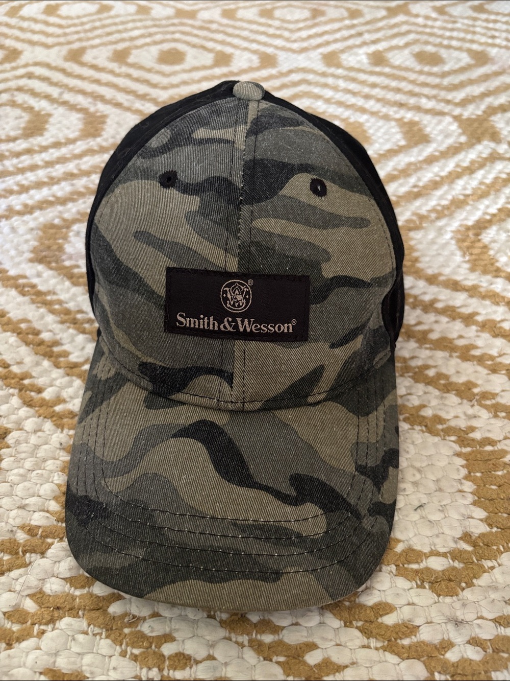 Smith & Wesson camo snapback hat